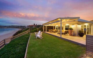 Spacious layout in a modern coastal home